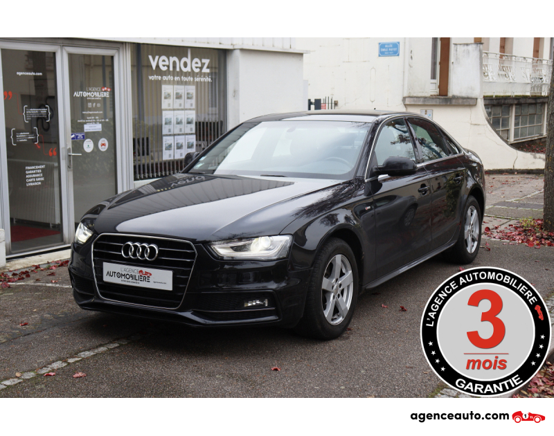 Gebrauchtwagenkauf, Günstige Gebrauchtwagen | Automobilienagentur Audi A4 2.0 TDI 150 Ambition Luxe Pack S-Line Multitronic (Sièges électriques, Xénon, Bluetooth) Noir Jahr 2014 Automatique Diesel